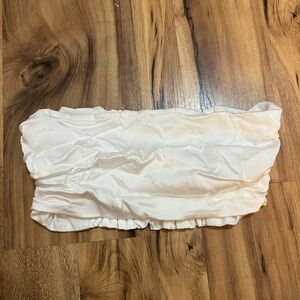 Zara Off-White Textured Top